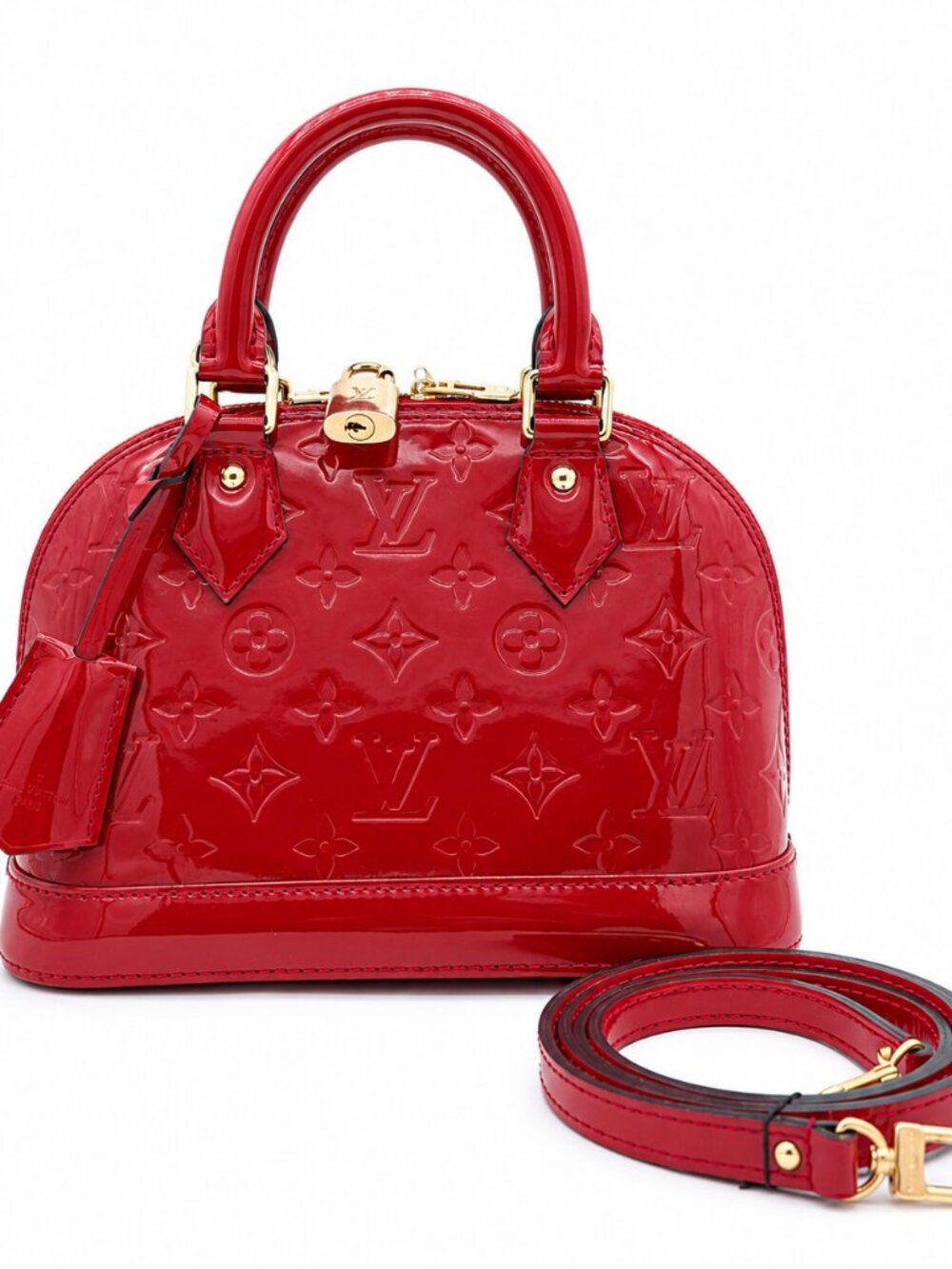 Louis Vuitton Alma BB – Rose Indien Vernis Patent (Pre-Owned)